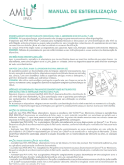 Manual de Esterilização do AMIU