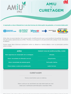 Aspirador Manual Intrauterino (AMIU) x Curetagem
